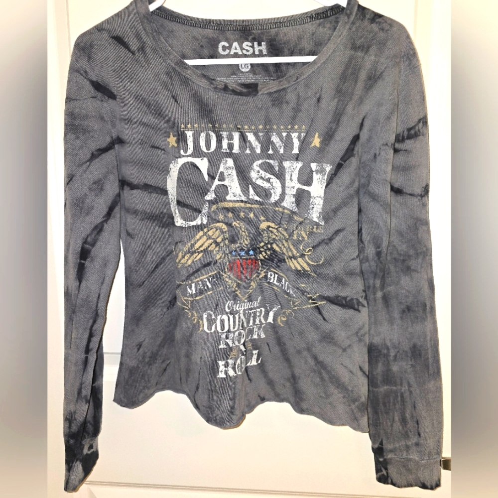 Johnny Cash T-Shirt, Country Tee, Johnny Cash Women's Tshirt. CASH